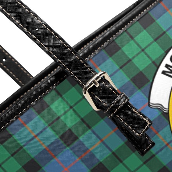 Morrison Ancient Tartan Crest Leather Tote Bag Online Hot Sale - Image 5