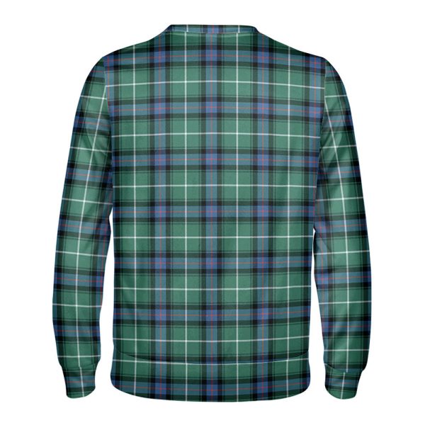 MacDonald of the Isles Hunting Ancient Tartan Crest Sweatshirt Cheap - Image 2