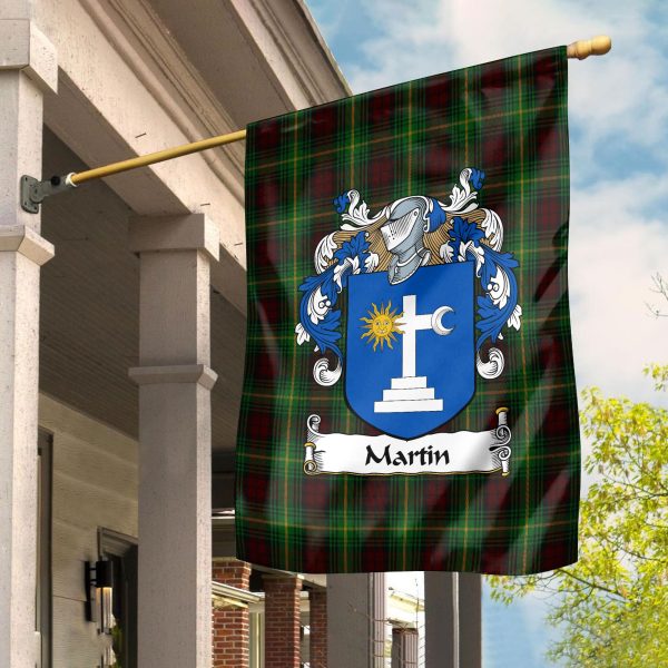 Martin Tartan Crest Garden Flag Online Hot Sale