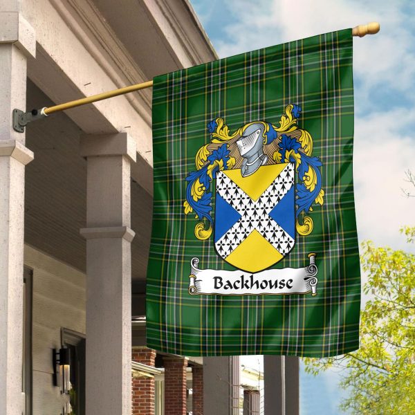 Backhouse Tartan Crest Garden Flag Discount