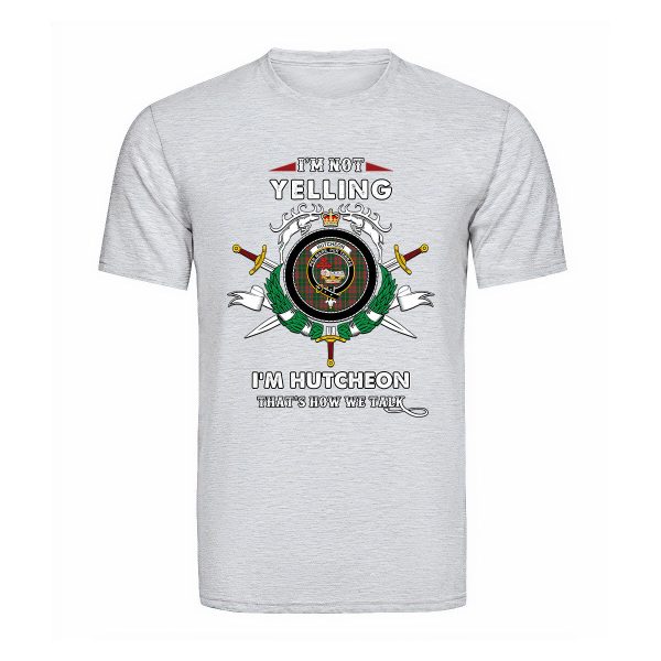 Hutcheon Tartan Crest T-shirt - I m not yelling style Online - Image 5