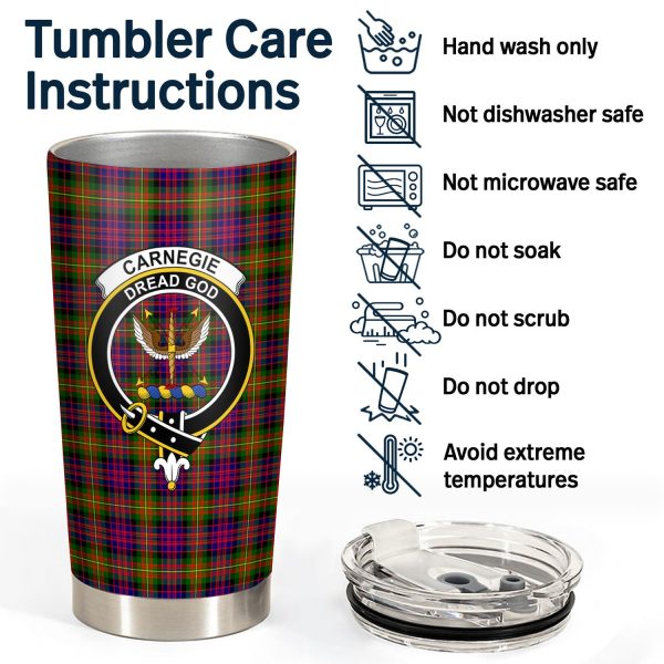Carnegie Modern Tartan Crest Tumbler For Cheap - Image 4