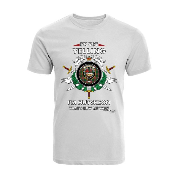 Hutcheon Tartan Crest T-shirt - I m not yelling style Online - Image 3