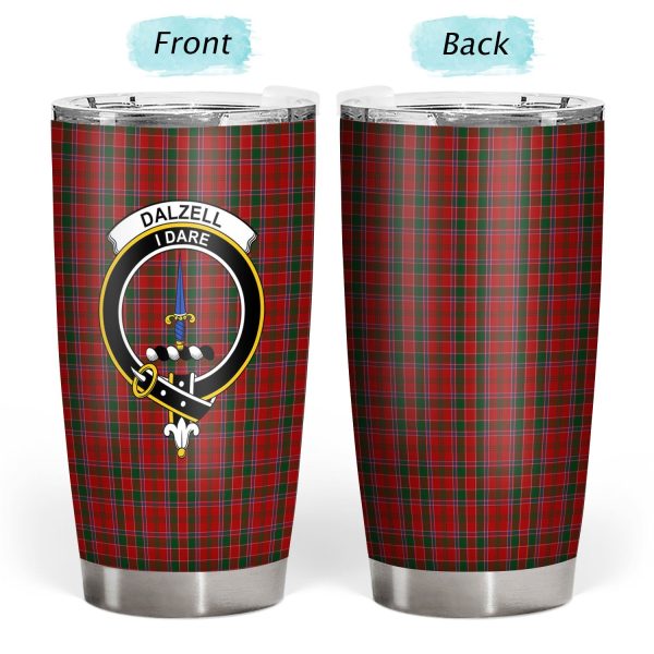 Dalzell Tartan Crest Tumbler Online Sale - Image 3