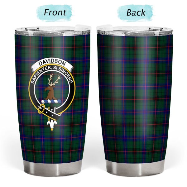 Davidson Modern Tartan Crest Tumbler Hot on Sale - Image 3