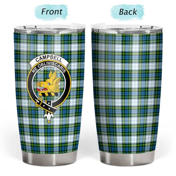 Campbell Dress Tartan Crest Tumbler Discount - Image 3