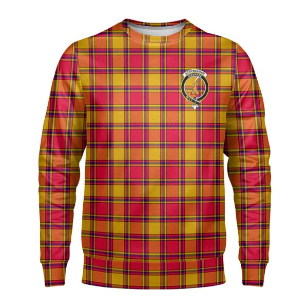 Scrymgeour Tartan Crest Sweatshirt Fashion