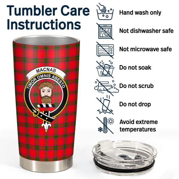 MacNab Modern Tartan Crest Tumbler For Cheap - Image 4