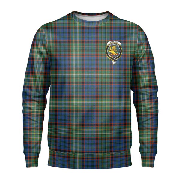 Nicolson Hunting Ancient Tartan Crest Sweatshirt Fashion