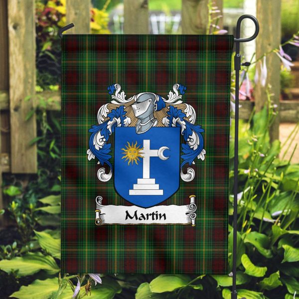 Martin Tartan Crest Garden Flag Online Hot Sale - Image 2