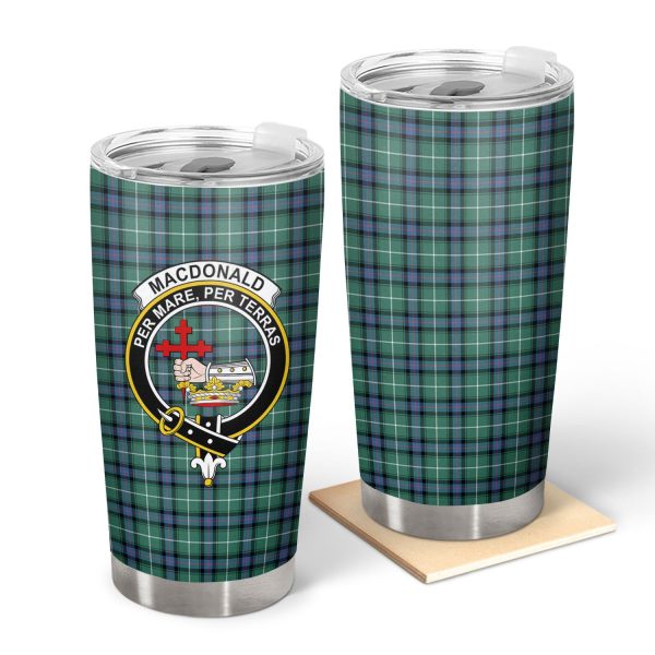 MacDonald of the Isles Hunting Ancient Tartan Crest Tumbler Cheap