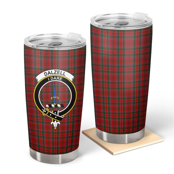 Dalzell Tartan Crest Tumbler Online Sale