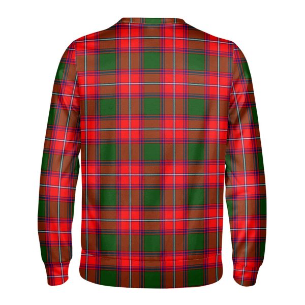 Rattray Modern Tartan Crest Sweatshirt Supply - Image 2