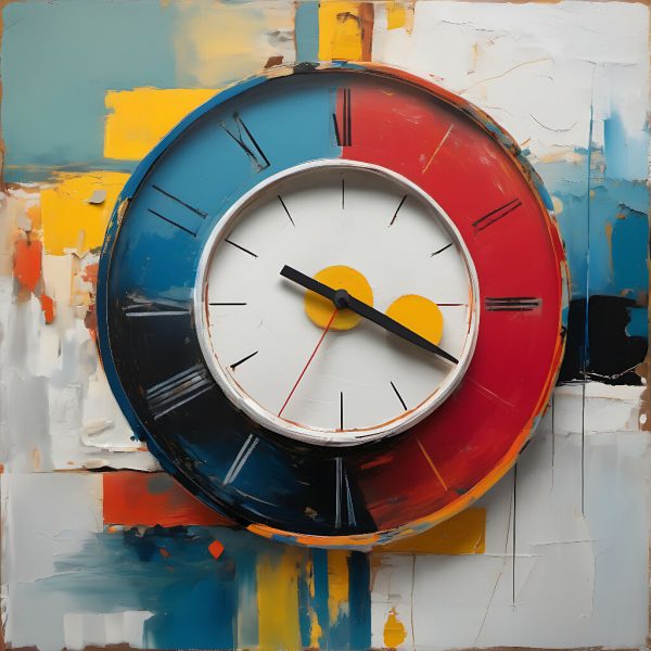 Abstract clock on Sale