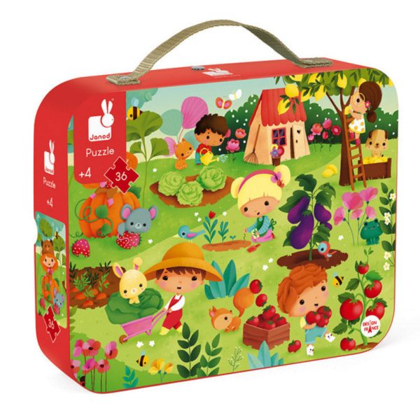 36pc My Garden Suitcase Puzzle For Discount